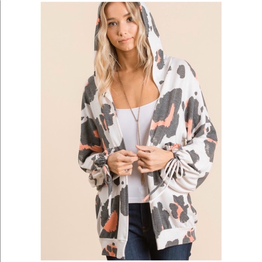 LAST 1! OPEN FRONT HOODED CARDIGAN🛍 - Picture 5 of 7